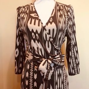 BANANA REPUBLIC Wrap Dress, not faux wrap!